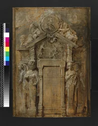 Entwurf für die Titelseite der Pompa Introitus...Ferdinandi, ca. 1638